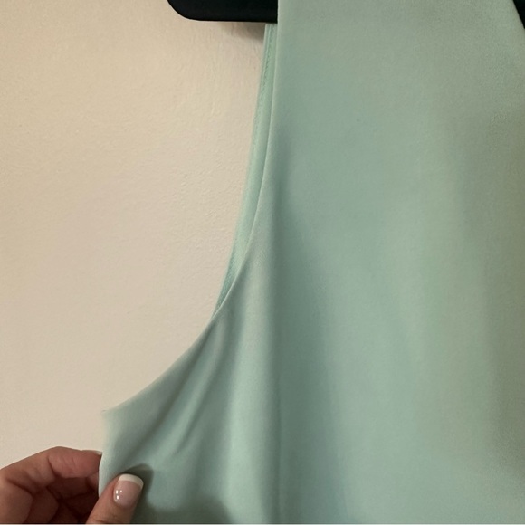 Cato Women's Mint Green Sleeveless V-Neck Lined Shell Blouse Sz XL GUC - Picture 6 of 7